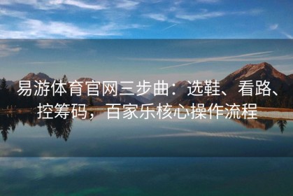 易游体育官网三步曲：选鞋、看路、控筹码，百家乐核心操作流程