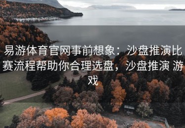 易游体育官网事前想象：沙盘推演比赛流程帮助你合理选盘，沙盘推演 游戏