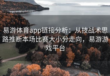 易游体育app链接分析：从技战术思路推断本场比赛大小分走向，易游游戏平台